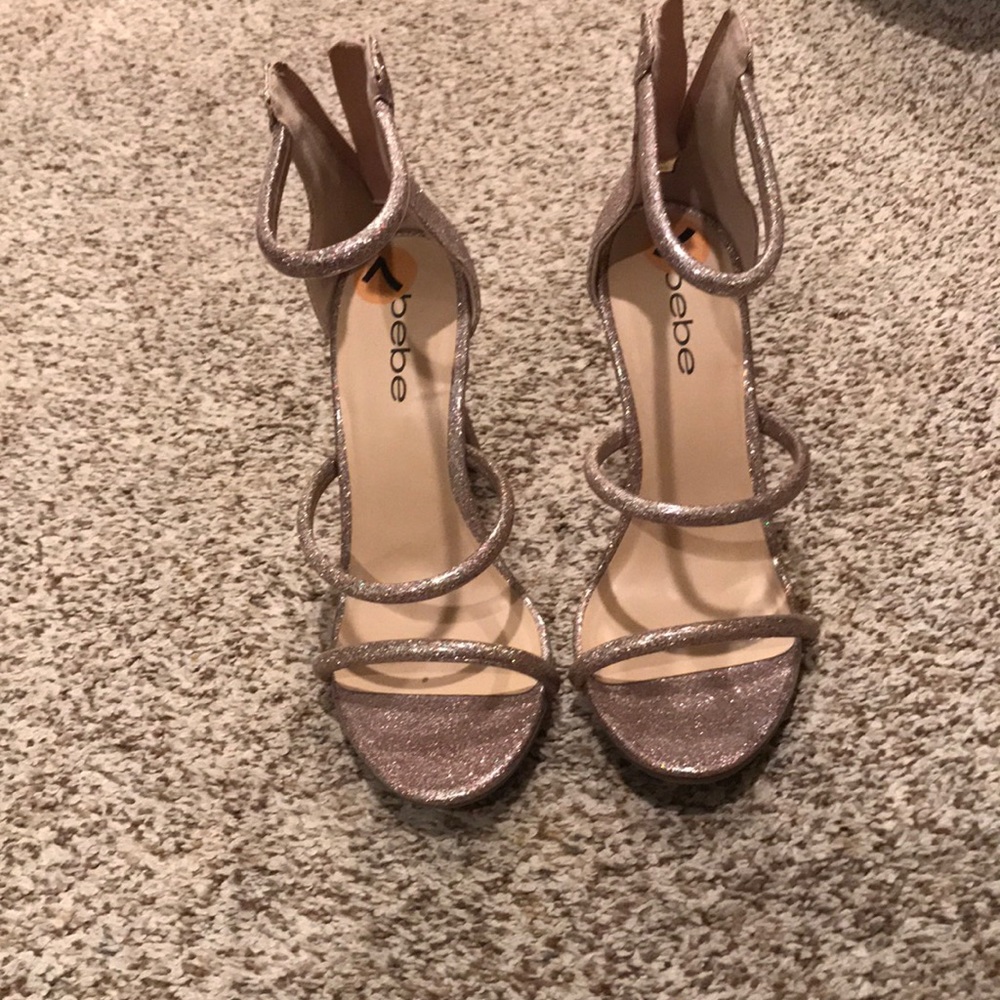 Bebe sparkly heels